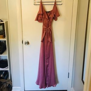 Blush Lulu’s Wrap Dress NWT.